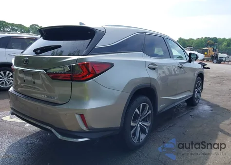 2021 Lexus Rx 450Hl из США, поврежденный, VIN JTJHGKFA2M2016489